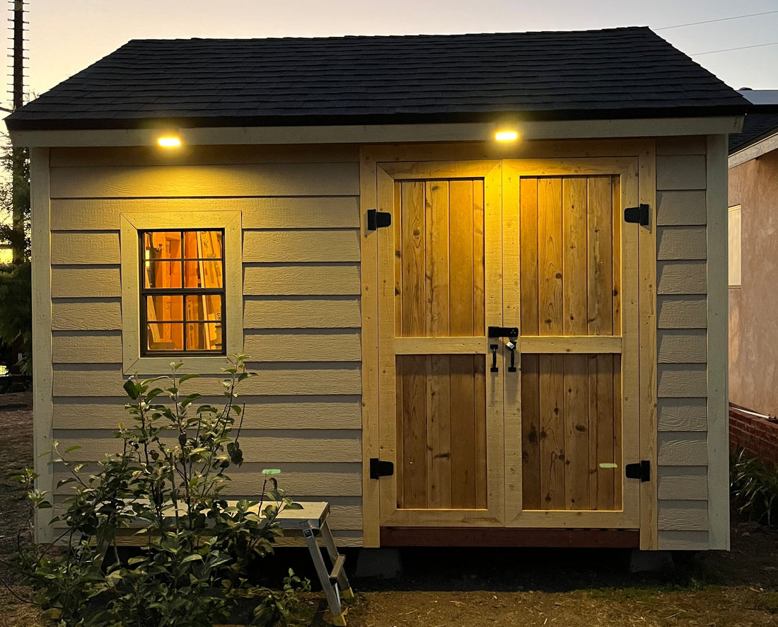 DIY shed construction 10 by 12 feet storage building